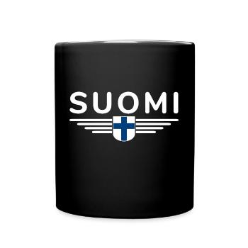 Conception de t-shirts en Finlande – Nordic Style & Nature - Mug uni - noir - Devant