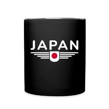 Ich liebe Japan, Stil Design T-Shirt - Tasse einfarbig - Schwarz - Vorne