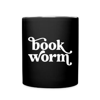 Bookworm Reader Livres Libérien Reading Lover - Mug uni - noir - Devant