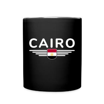 Égypte Fan Tenue T Shirt Design Mode - Mug uni - noir - Devant