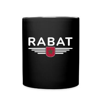 Maillot Maroc Rabat Fan Outfit Design - Mug uni - noir - Devant