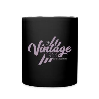 Anniversaire Vintage Rétro 1965 - Mug uni - noir - Devant