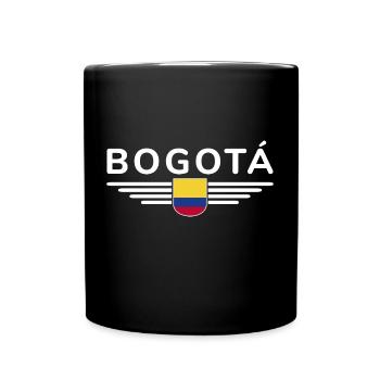 Bogotá Design – Stadt der Anden - Tasse einfarbig - Schwarz - Vorne