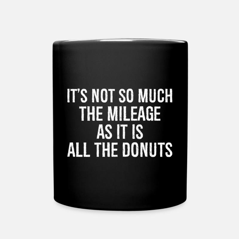 Ce n’est pas tant le kilométrage qui compte, c’est tout - Mug uni - noir