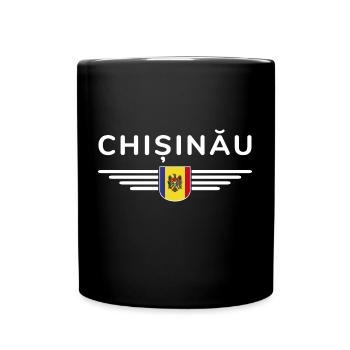 Chișinău T-Shirt – Love for the Capital - Full Colour Mug - black - Front