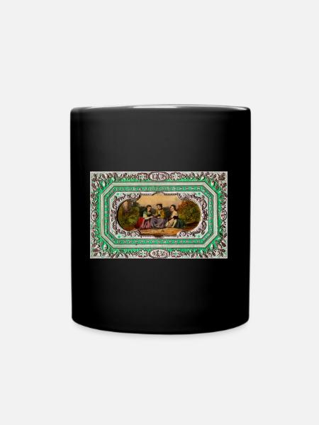 Victorian Vintage Artwork - Full Colour Mug - black