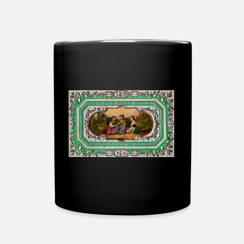 Victorian Vintage Artwork - Tasse einfarbig - Schwarz