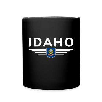 Idaho Fan T-Shirt – Nature & Adventure - Mug uni - noir - Devant