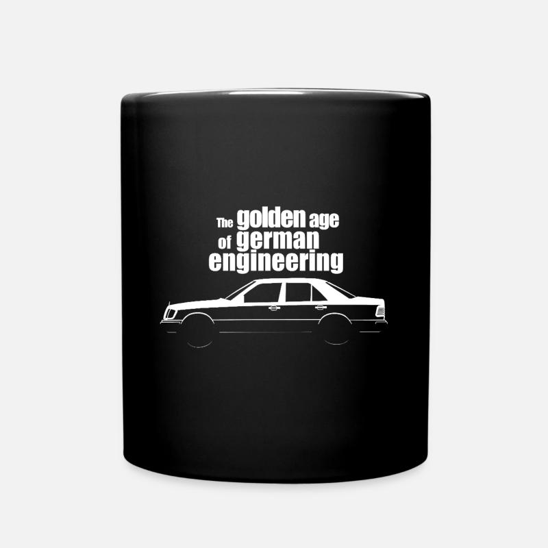 Golden Age of German Engineering Oldtimer Vintage - Full Colour Mug - black