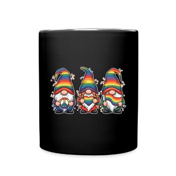 LGBT Pride Month - Liebe ist Liebe - Tasse einfarbig - Schwarz - Vorne