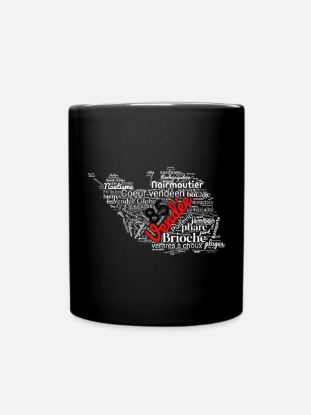 Fier d’être Vendéen – Cœur en Vendée – 85 - Mug uni - noir