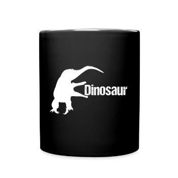 Lézard dinosaure - Dino - Mug uni - noir - Devant