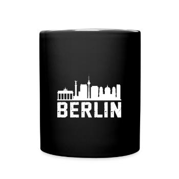Horizon de Berlin - Mug uni - noir - Devant