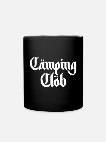 CämpingClöb Dark-Edition - Tasse einfarbig - Schwarz
