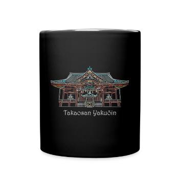 Mont Takao, temple Takaosan Yakuo, préfecture de Tokyo - Mug uni - noir - Devant