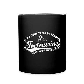 La Femme Toulousaine - Mug uni - noir - Devant