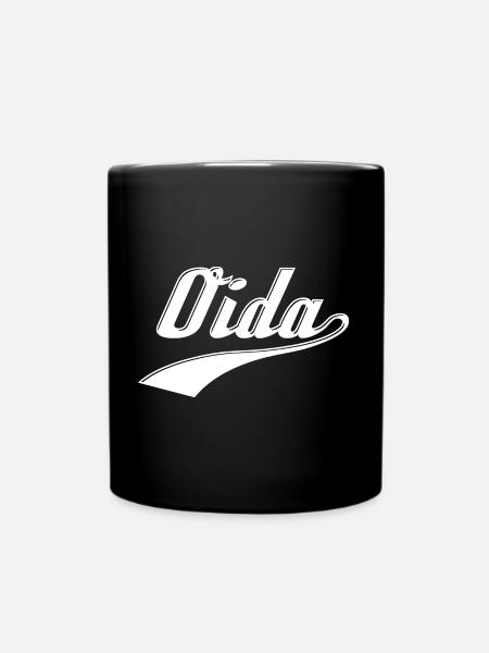 Oida - Österreich Dialekt Mundart Alter Sprache - Tasse einfarbig - Schwarz