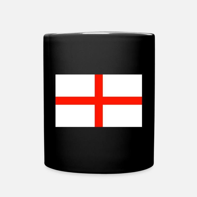 Drapeau anglais - Mug uni - noir