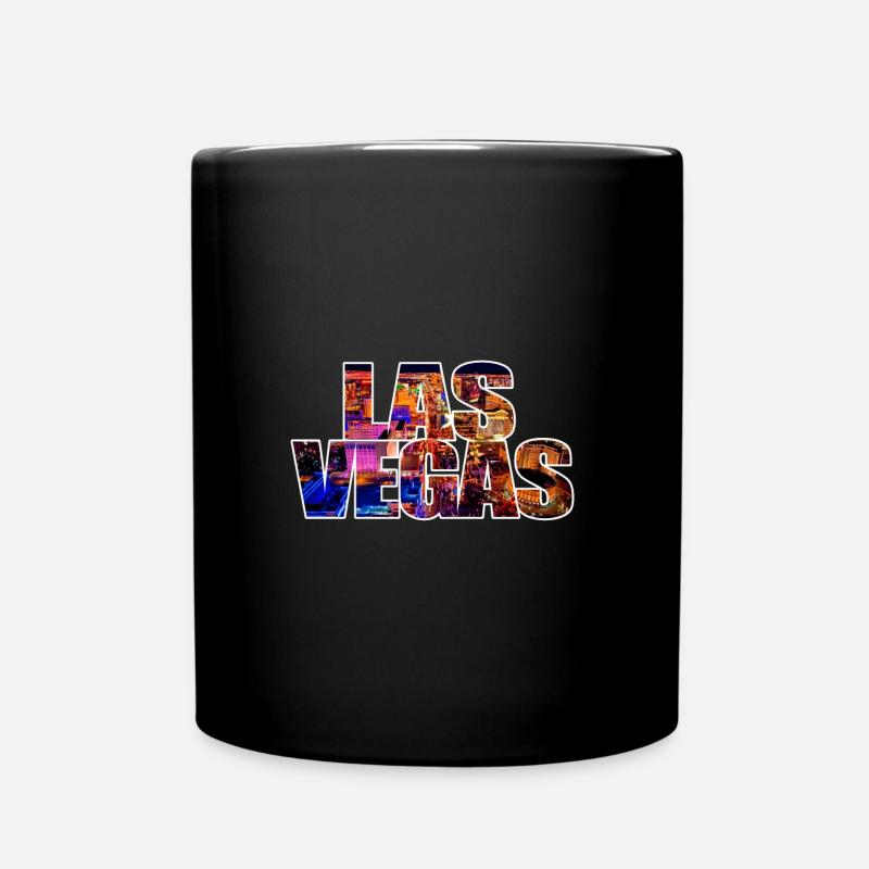 Las Vegas - Mug uni - noir