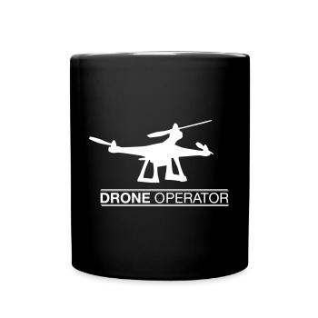 Dronen drones Quadrocopter Pilote cadeau de cadeau - Mug uni - noir - Devant
