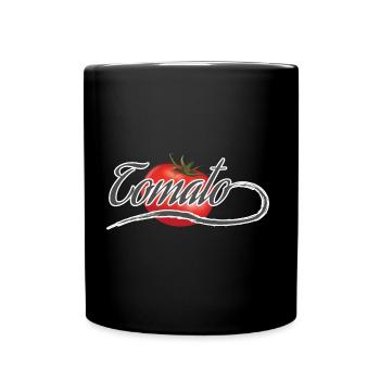 Tomate - Mug uni - noir - Devant