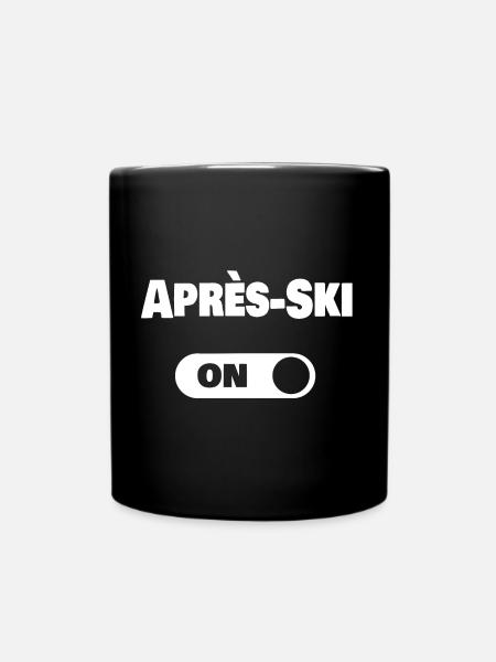 Apres Ski - Tasse einfarbig - Schwarz