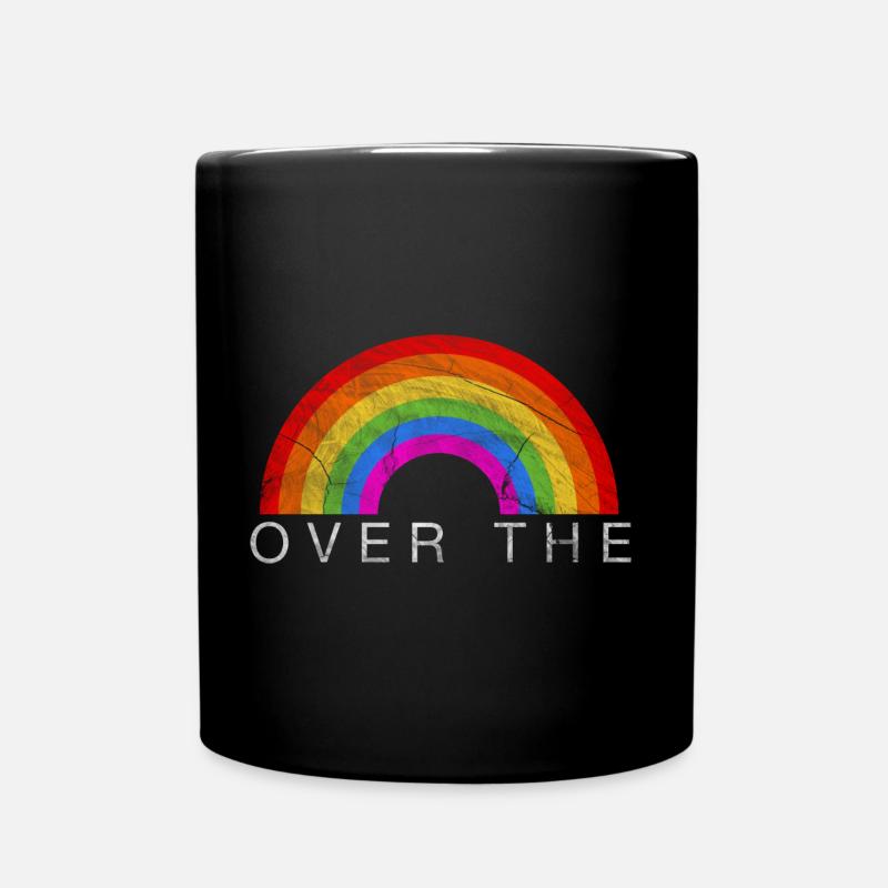 Logo arc-en-ciel - Mug uni - noir
