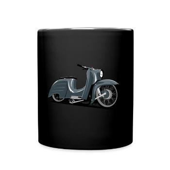 low moped - Tasse einfarbig - Schwarz - Vorne