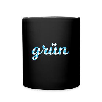 Bayerisches gruen Stroop Gechenkidee - Tasse einfarbig - Schwarz - Vorne