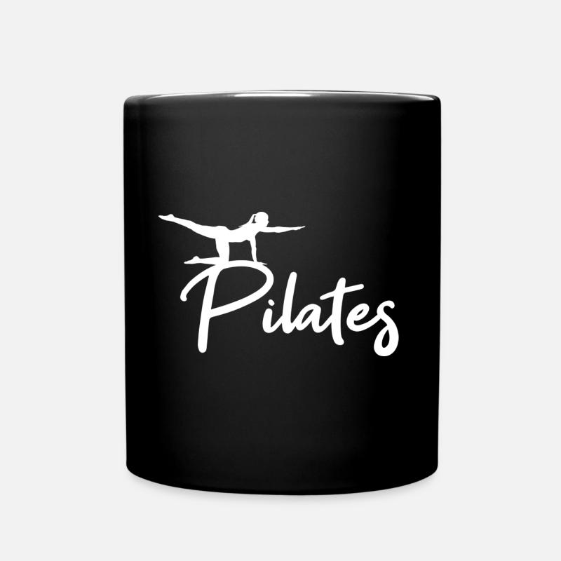 Pilates - Tasse einfarbig - Schwarz