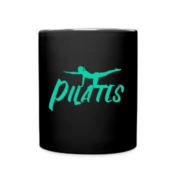 Pilates - Full Colour Mug - black - Front