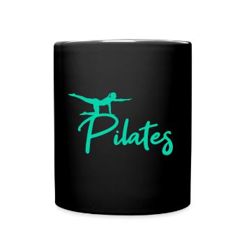Pilates - Full Colour Mug - black - Front
