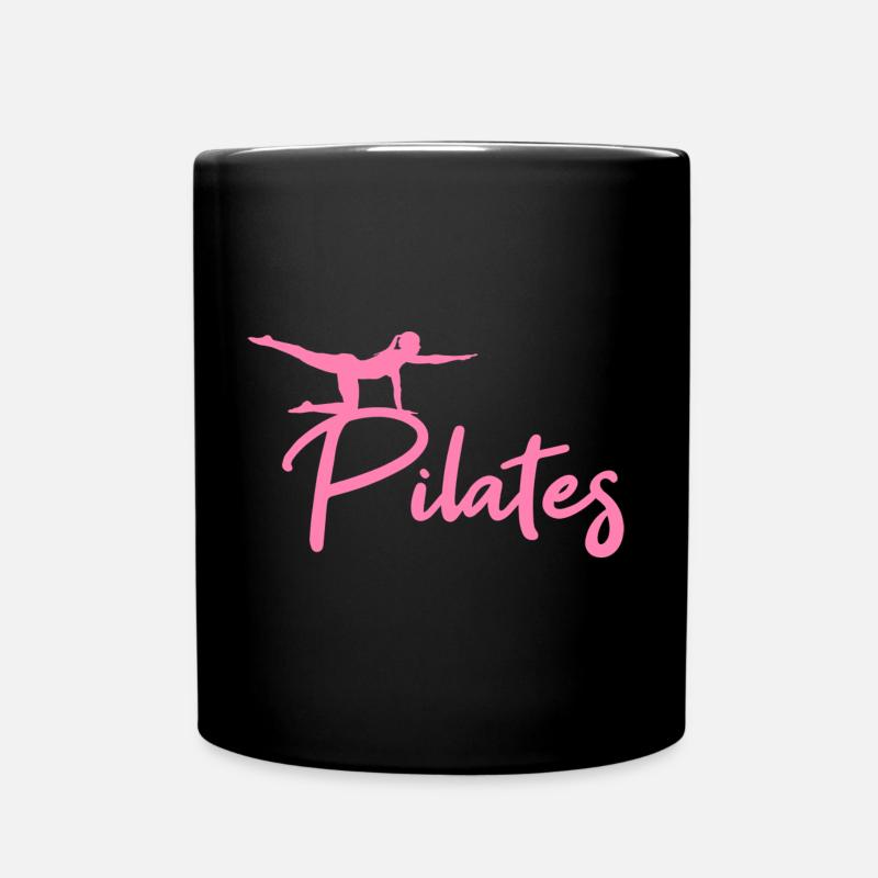 Pilates - Tasse einfarbig - Schwarz