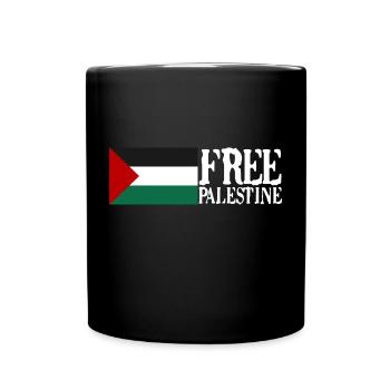 Mohammed Gaza strip Israel Free Palestine - Full Colour Mug - black - Front