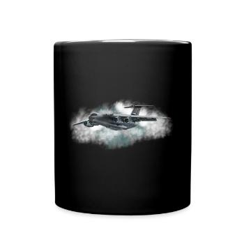 transport aircraft - Full Colour Mug - black - Front