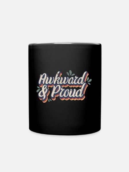 Maladroit et fier - Mug uni - noir
