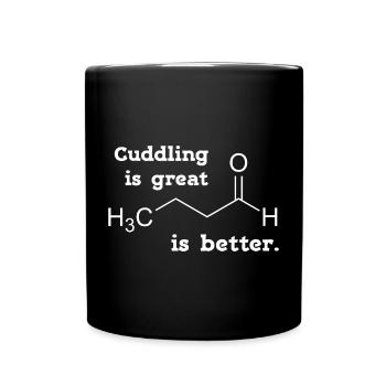 Le câlin c'est bien mais l'anal c'est mieux - Mug uni - noir - Devant