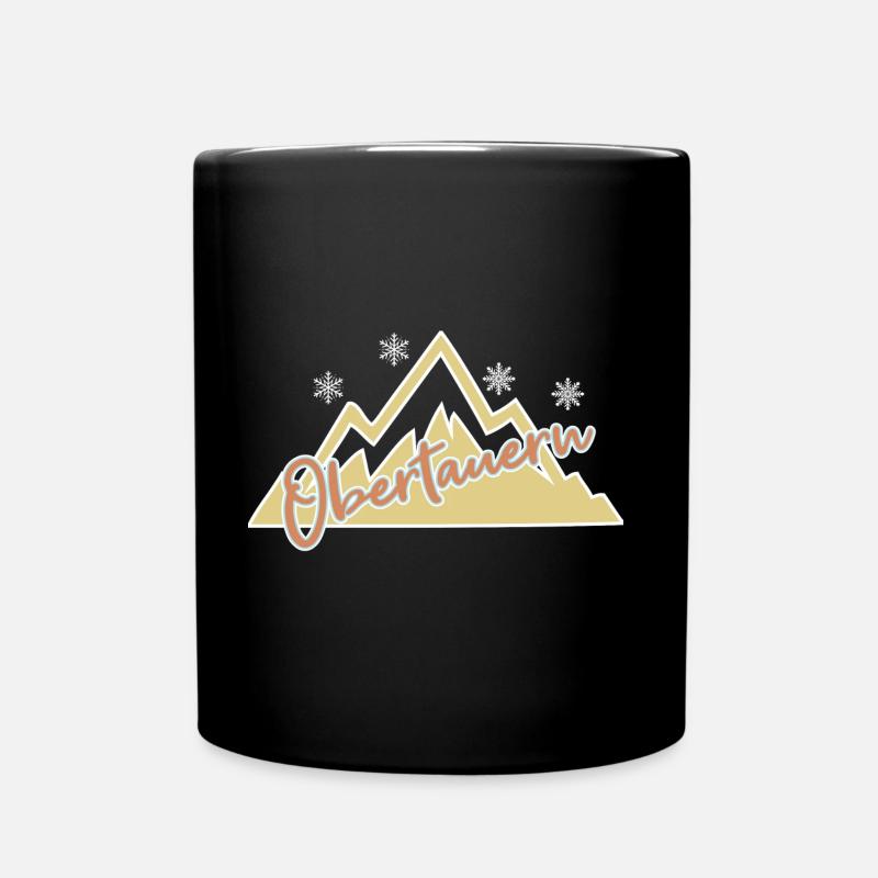 Obertauern - Tasse einfarbig - Schwarz