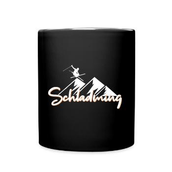 Schladming - Mug uni - noir - Devant