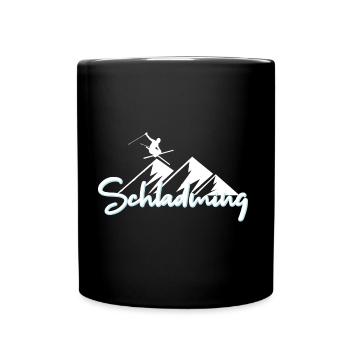 Schladming - Mug uni - noir - Devant