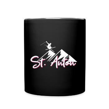 St anton - Mug uni - noir - Devant
