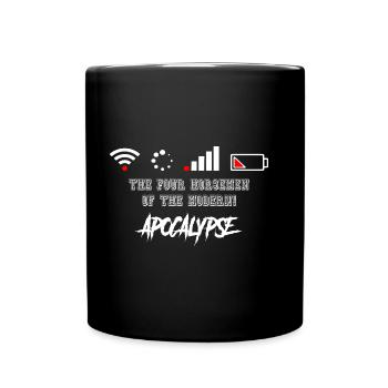 Apocalypse - Wi-Fi - Internet - Battery off - Full Colour Mug - black - Front