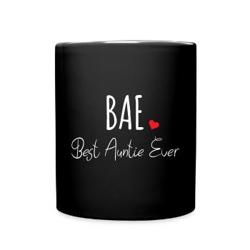 Meilleure tante de tous les temps - Mug uni - noir - Devant
