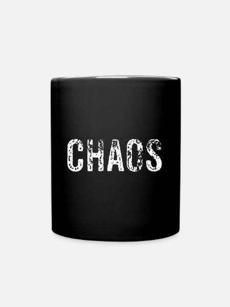 chaos - Full Colour Mug - black