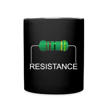Résistance, 33 ohms, résistance, génie électrique - Mug uni - noir - Devant