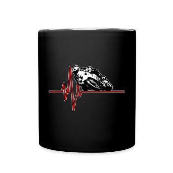 Impulsion de moto 1 - Mug uni - noir - Devant