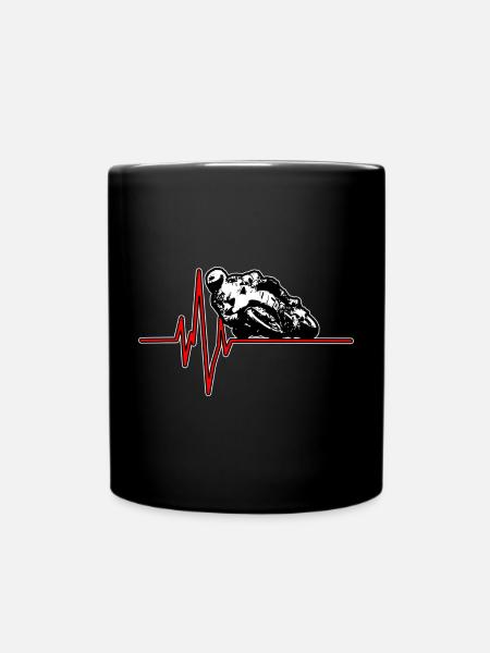 Motorrad Puls 1 - Tasse einfarbig - Schwarz