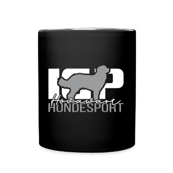 IGP HOVAWART Hundesport Wilsigns Hund Hunde - Tasse einfarbig - Schwarz - Vorne