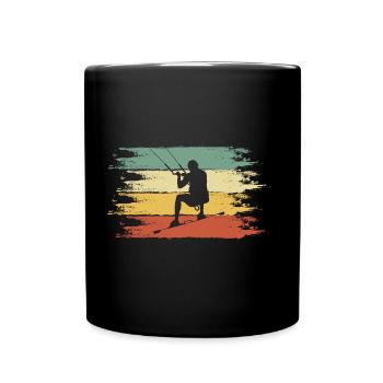 Kiter - Tasse einfarbig - Schwarz - Vorne