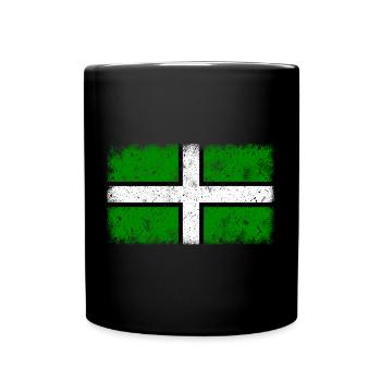 Devon - Vintage - Tasse einfarbig - Schwarz - Vorne
